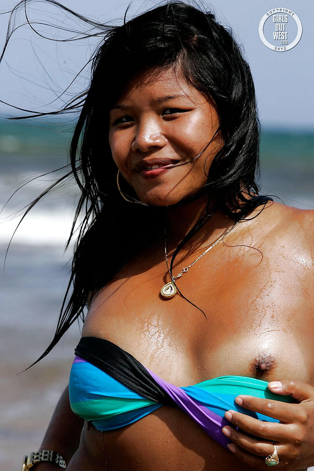 エキゾチックなオーストラリアの女の子のビーチでのヌード
 #22203233