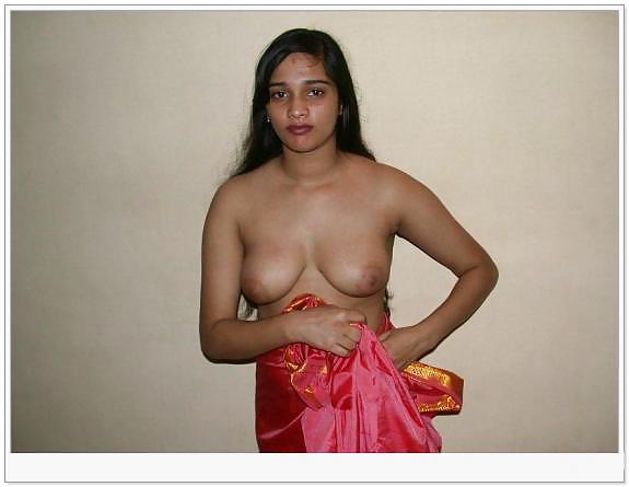 Chica india exponiendo en saree
 #20461157