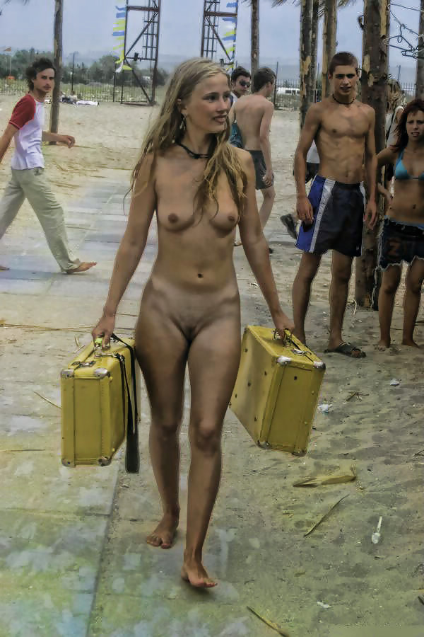 Photoshop fun ( naked on the beach ) #4943355