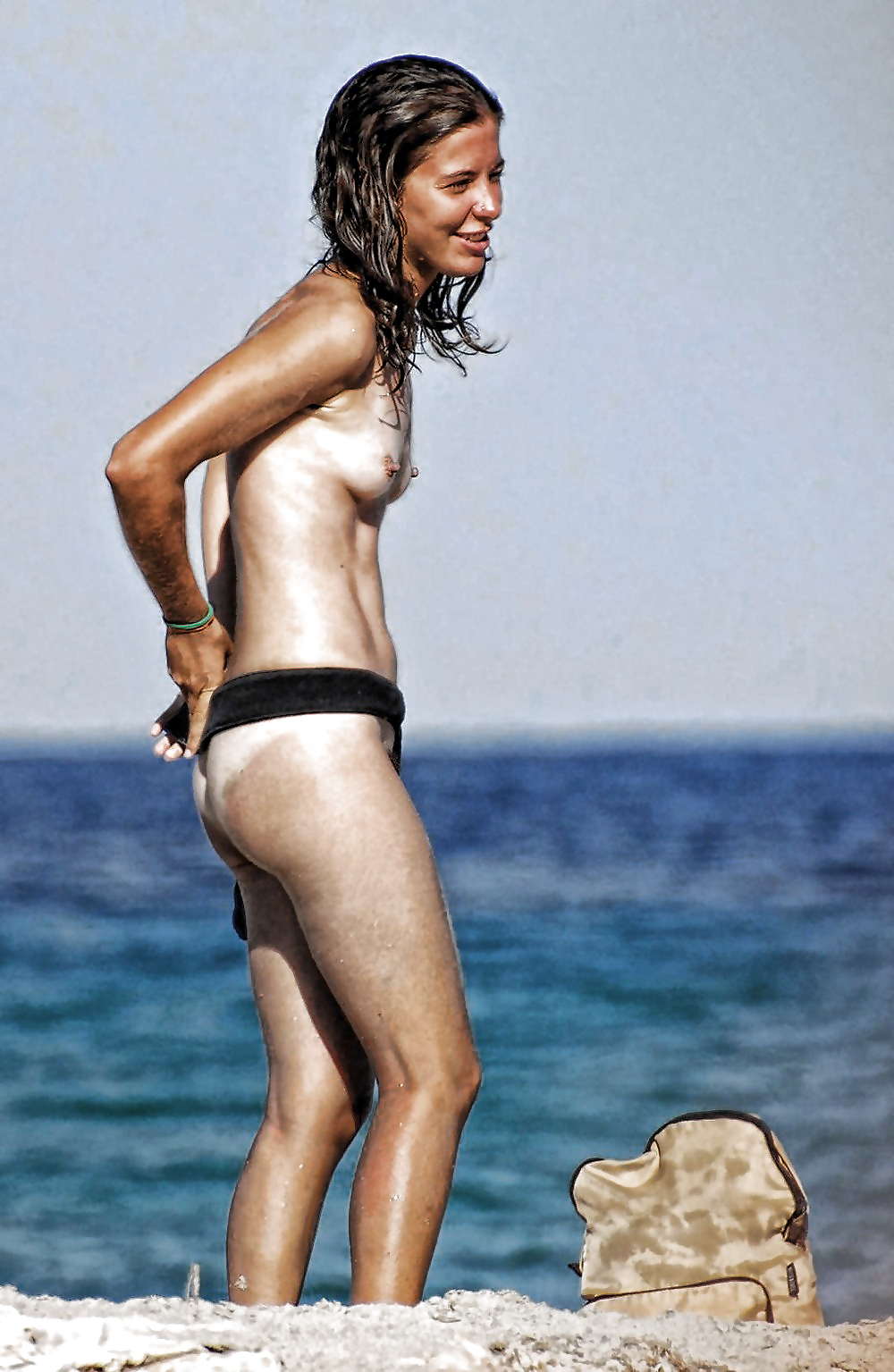 Photoshop fun ( naked on the beach ) #4943554