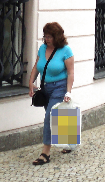 Voyeur Candid Road Photographs - Massive Boobs #9997743