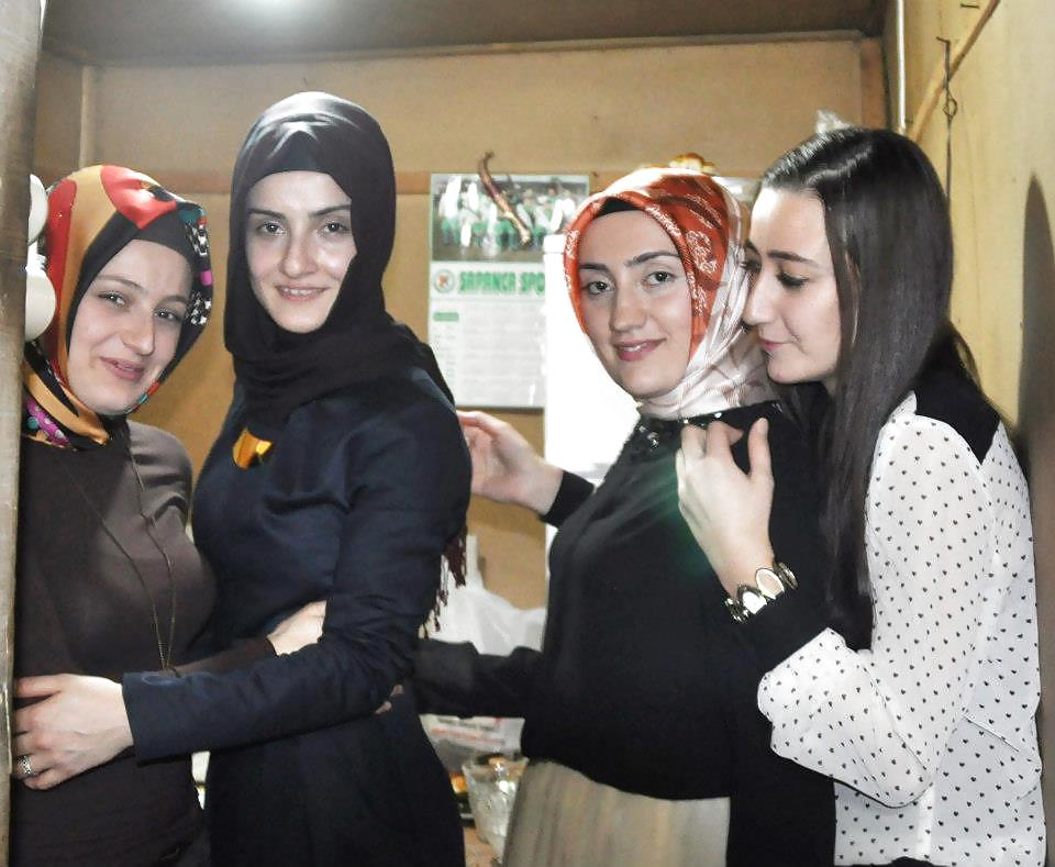 Turkish arab hijab turbanli asian kapali #18327334
