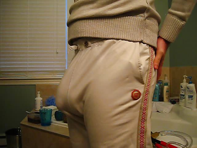 Bulge work in panties, jeans and sweat pants #18241294
