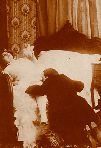 Vintage Porno Fotokunst 4 - Eine Hochzeitsnacht C. 1890 #10394011