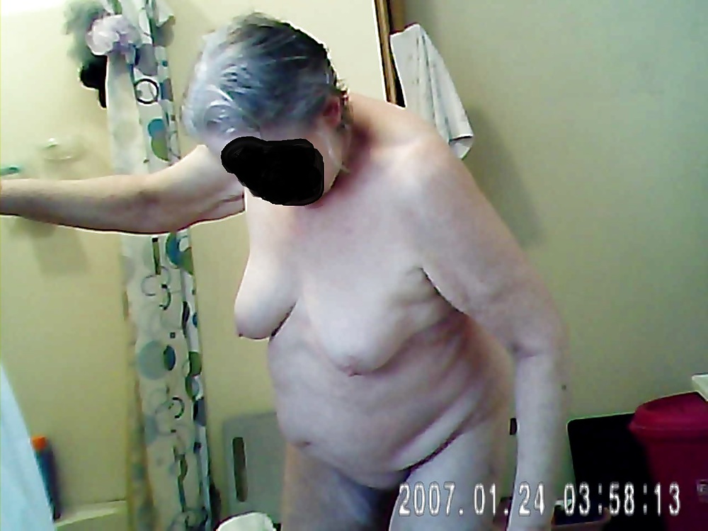 Granny in shower #4176187