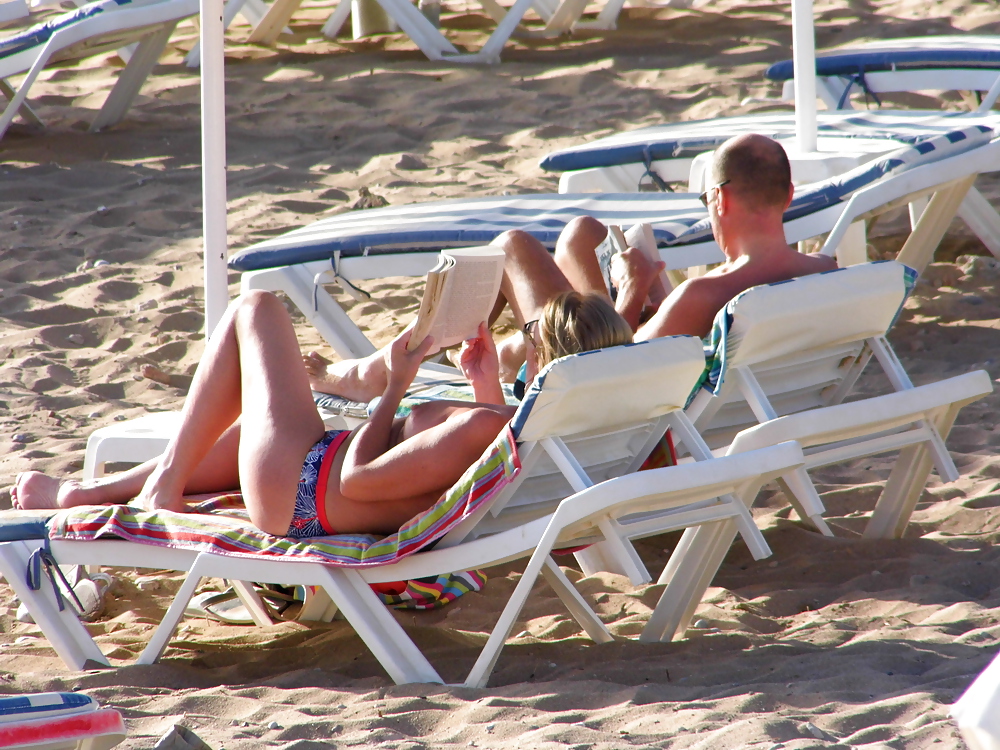 Topless at Pefkos, Greece #21453489