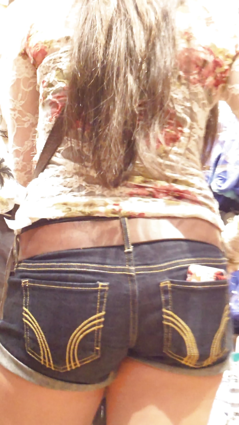 Assorted teen butts & ass in sexy summer shorts  #22782121