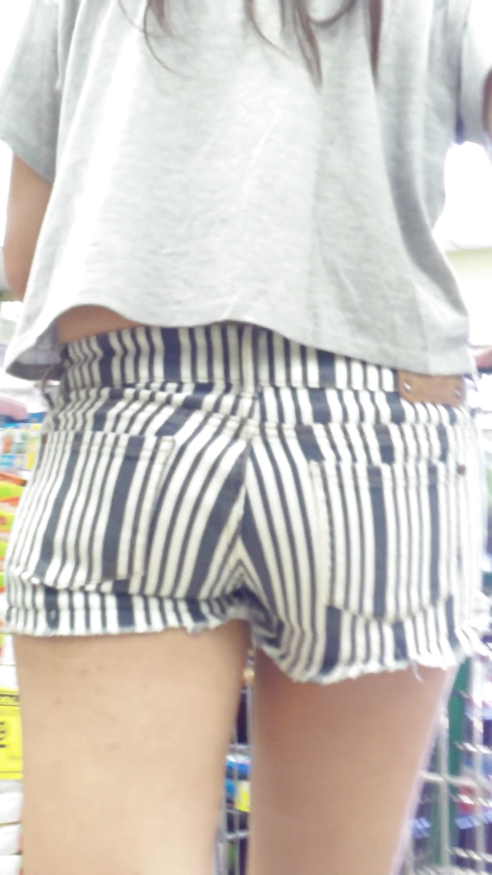 Assorted teen butts & ass in sexy summer shorts  #22782722