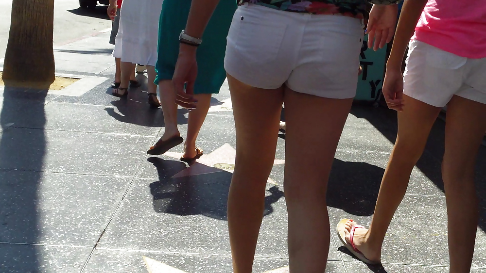 Assorted teen butts & ass in sexy summer shorts  #22783019