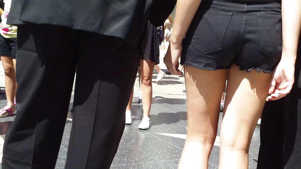 Assorted teen butts & ass in sexy summer shorts  #22783083