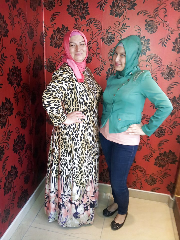 Turbanli hijab arab turkish asian anne kiz #21891416