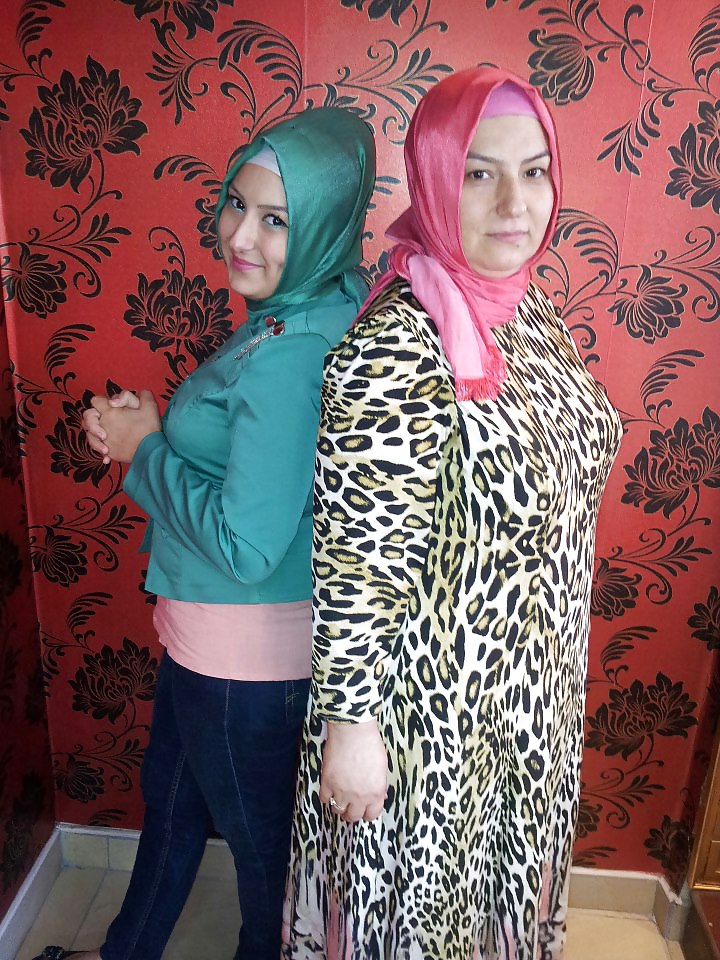 Turbanli hijab arab turkish asian anne kiz #21891468