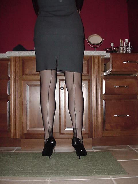 Stockings and heels #134986