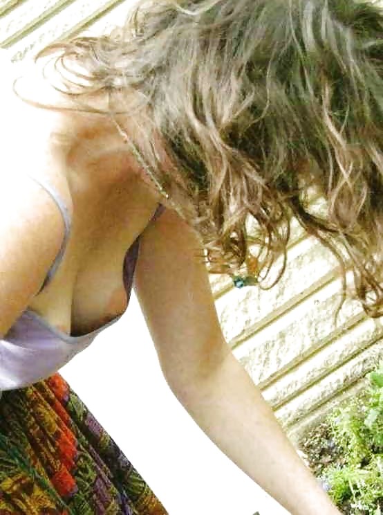 Down blouse both nips showing 3 #16556729
