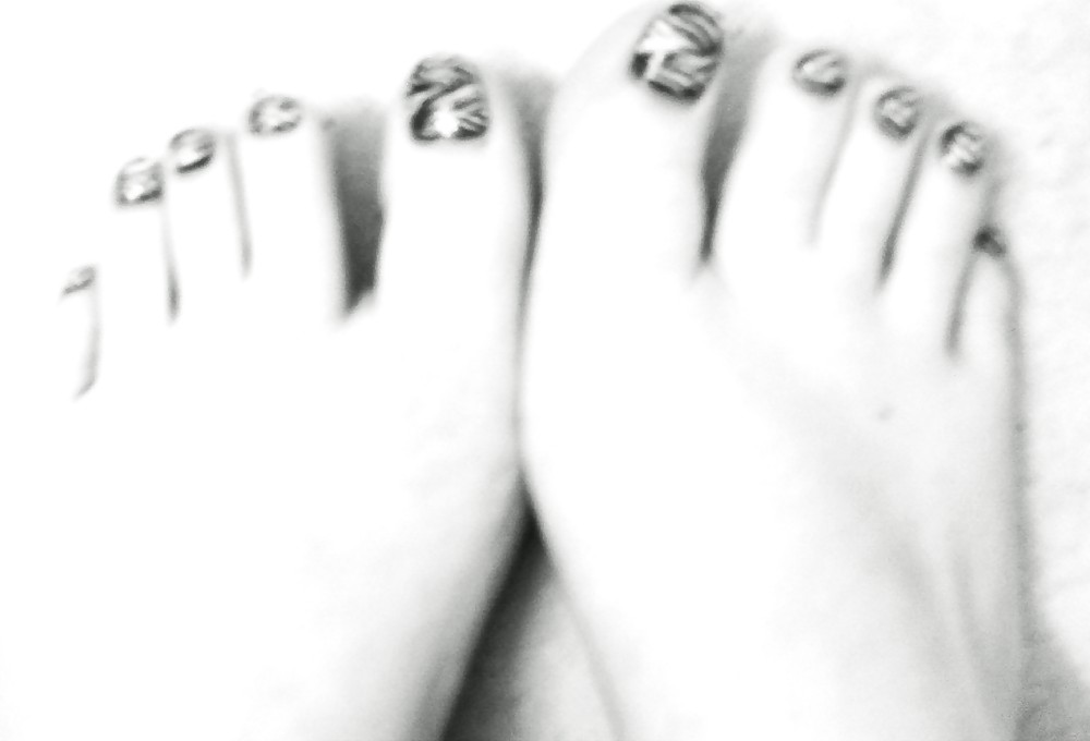 My fiancee's shiny feet. #9689408