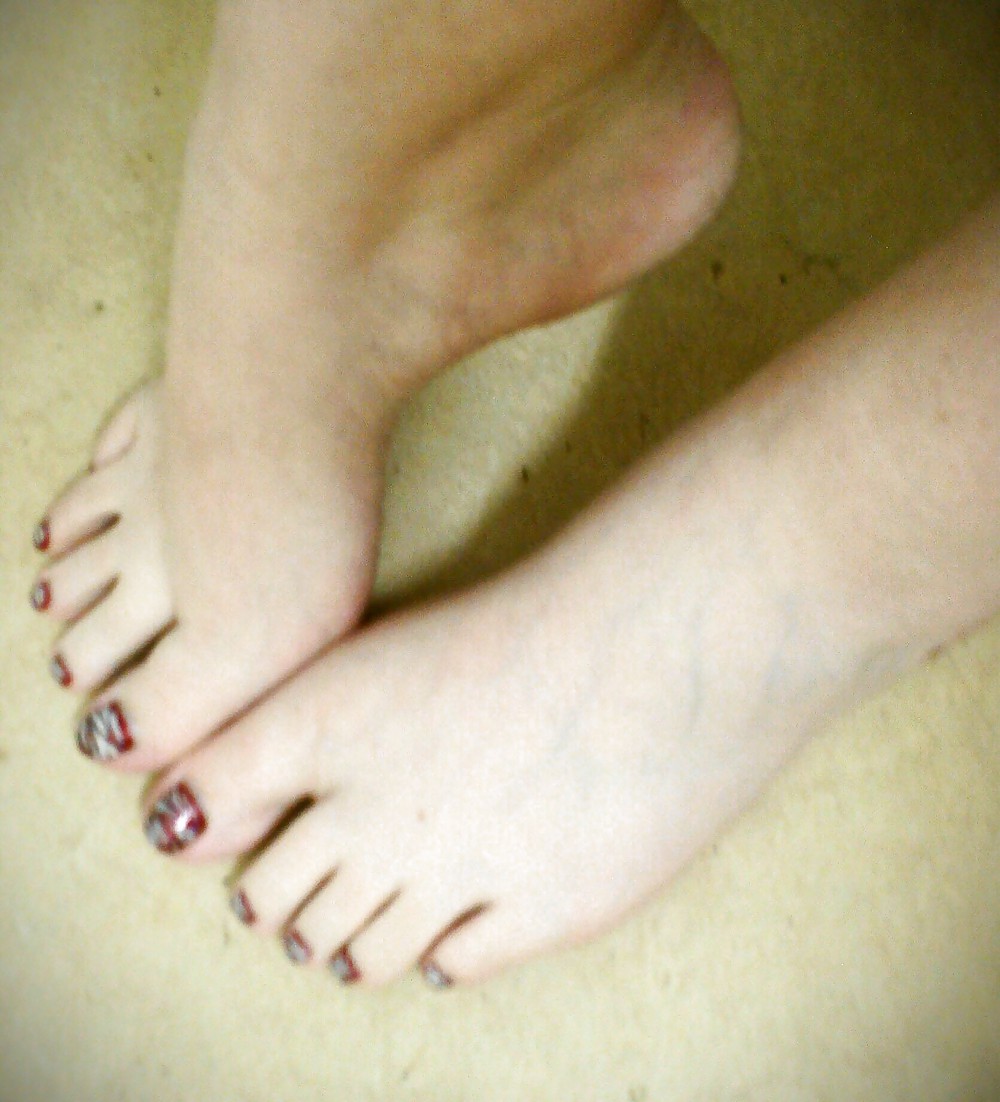 My fiancee's shiny feet. #9689452