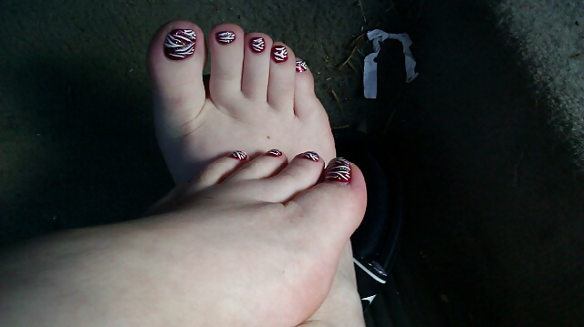 My fiancee's shiny feet. #9689463