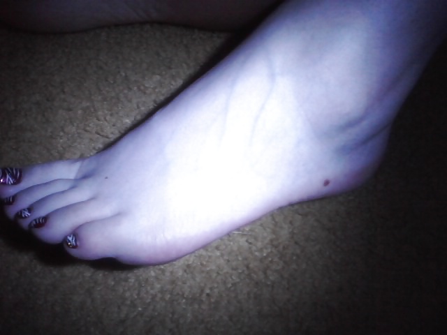 My fiancee's shiny feet. #9689475