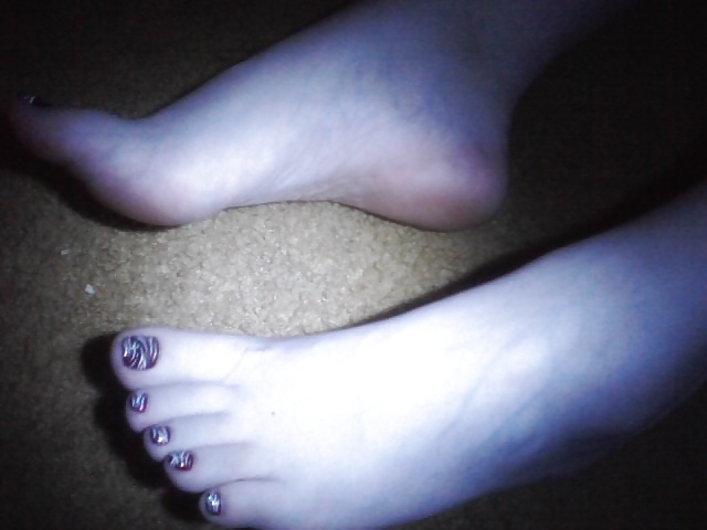 My fiancee's shiny feet. #9689478