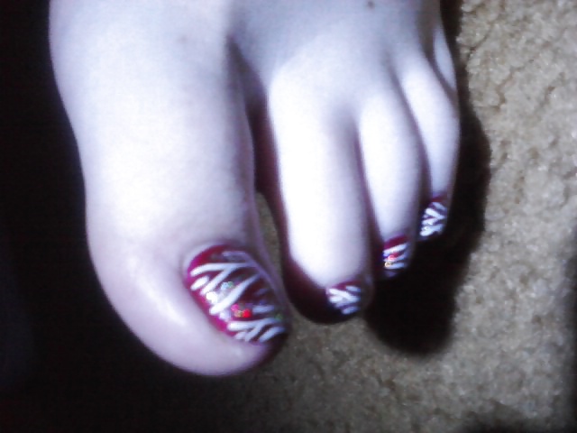 My fiancee's shiny feet. #9689505