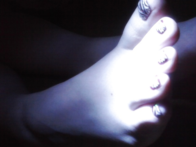 My fiancee's shiny feet. #9689508