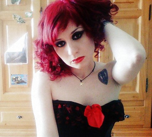 Cute redhead teen gothic #4001113