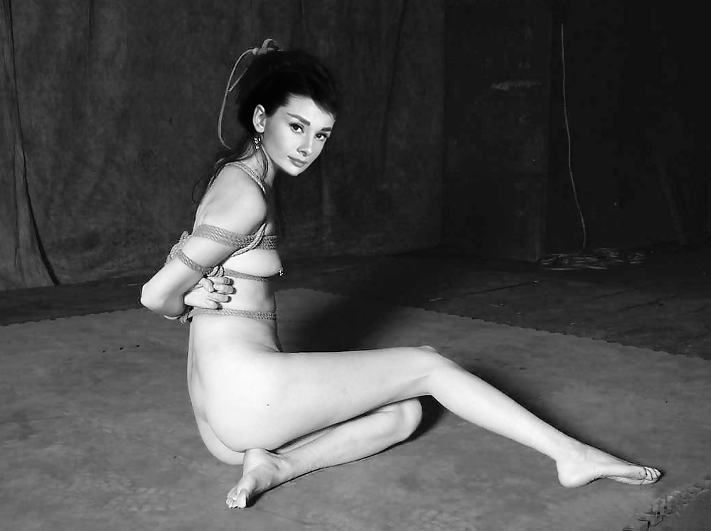 Audrey Hepburn, vintage beauty in bondage and sex (fakes) #13599392