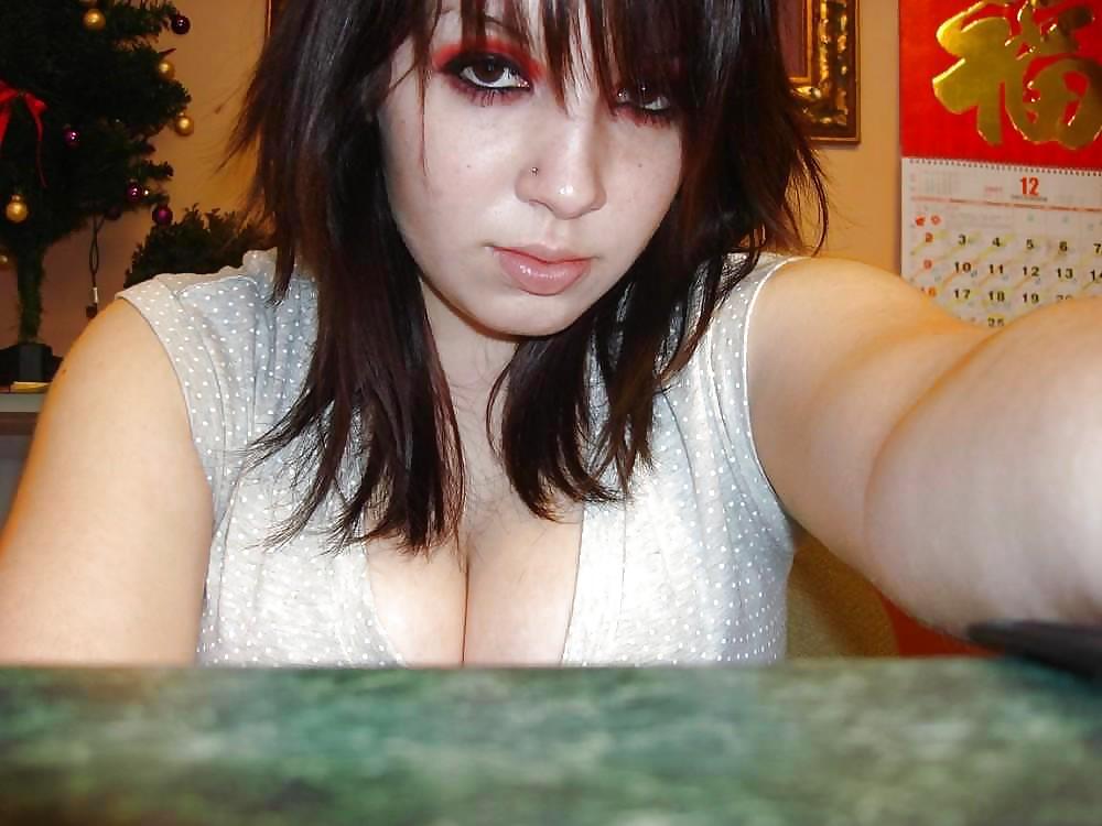 Busty Amateur Emo Girl #17408292