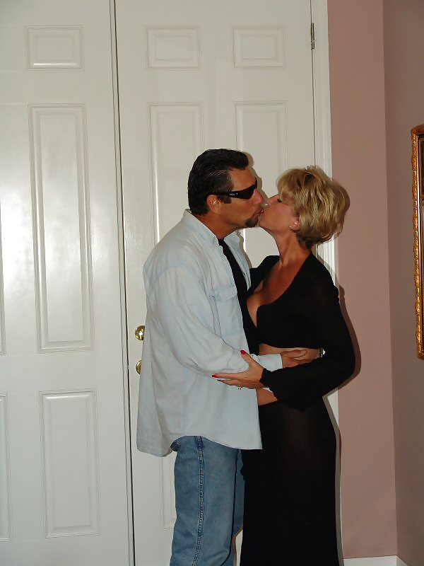 Older Blonde Milf gets a Stud #10000804