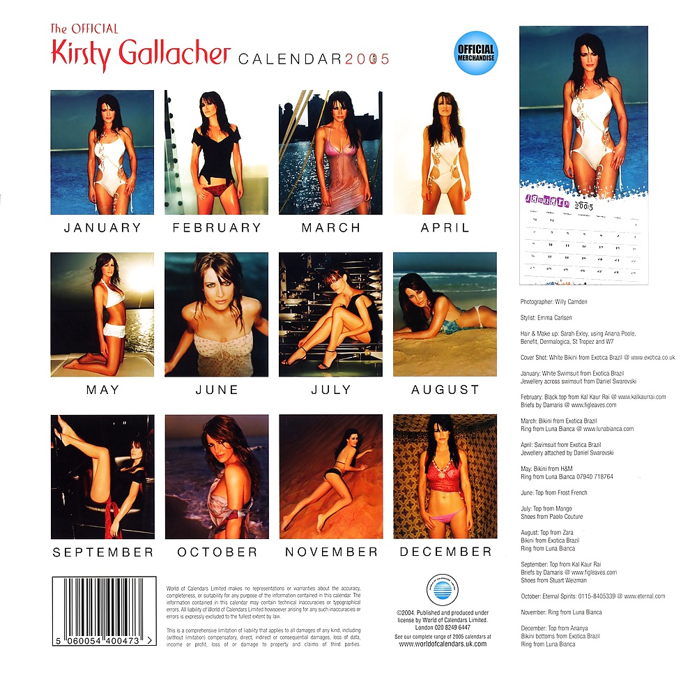 Kirsty gallacher - 2005 escaneos del calendario
 #17845097