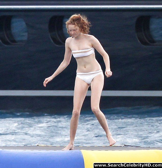 Lily cole topless bikini candids
 #16001514