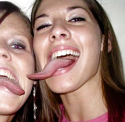 Chicks with Freakishly Long Tongues 2 #1535943