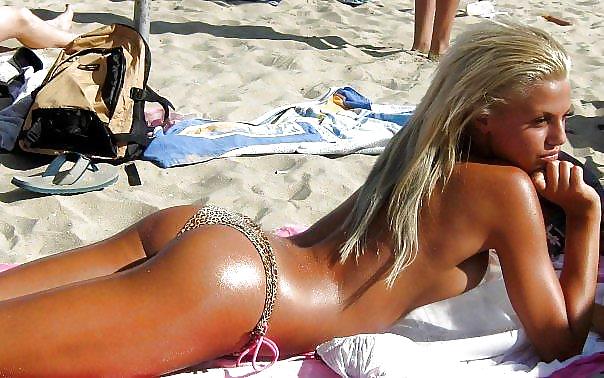 Bulgarian amateur girls at the beach #5832213