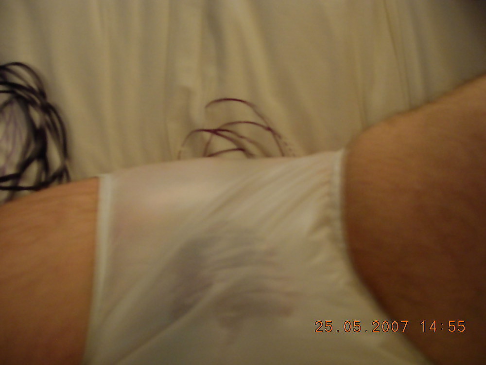 New diaper and plastic pants pics of him #5741309