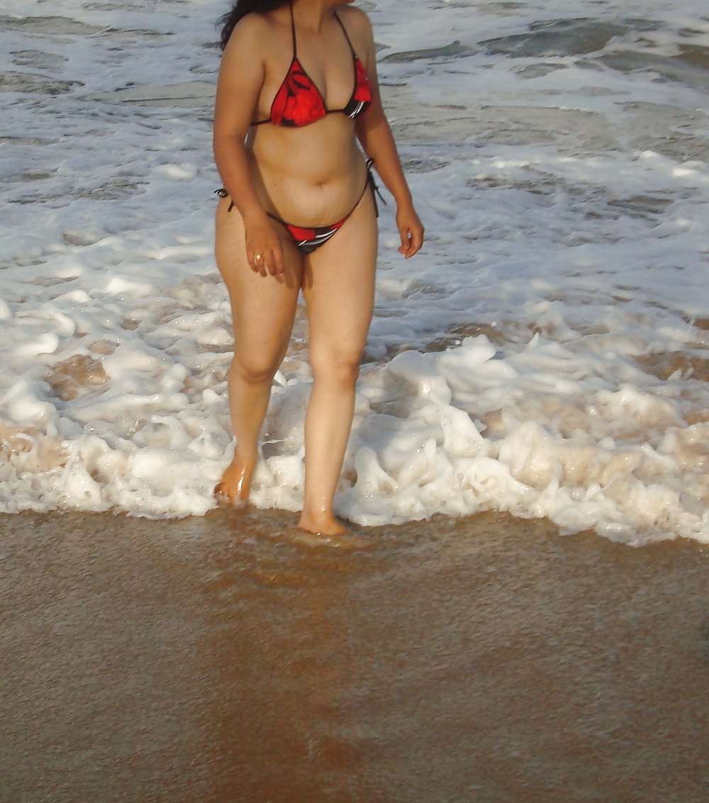 Indian Wife Nandita in Goa #17701306