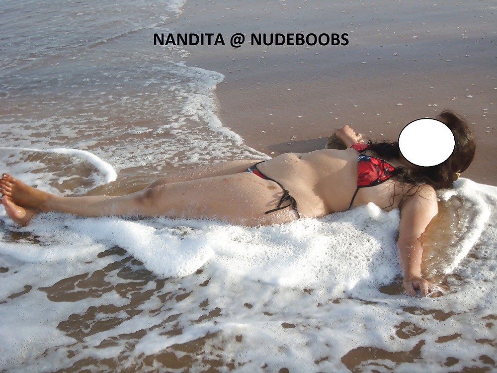 Indian Wife Nandita in Goa #17701385