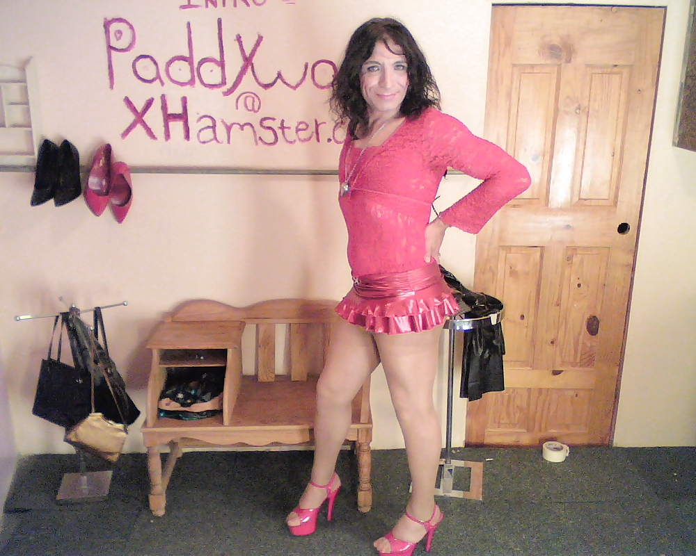 Metalic red micro mini skirt #4185879