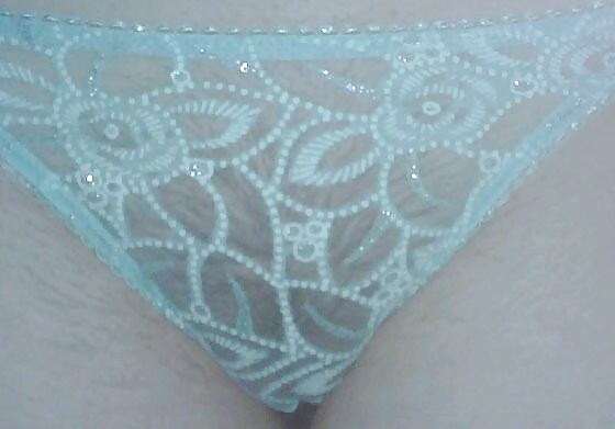 Green lace thong + pussy and asshole closeups #4713940