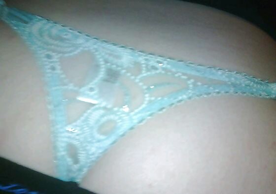 Green lace thong + pussy and asshole closeups #4713978