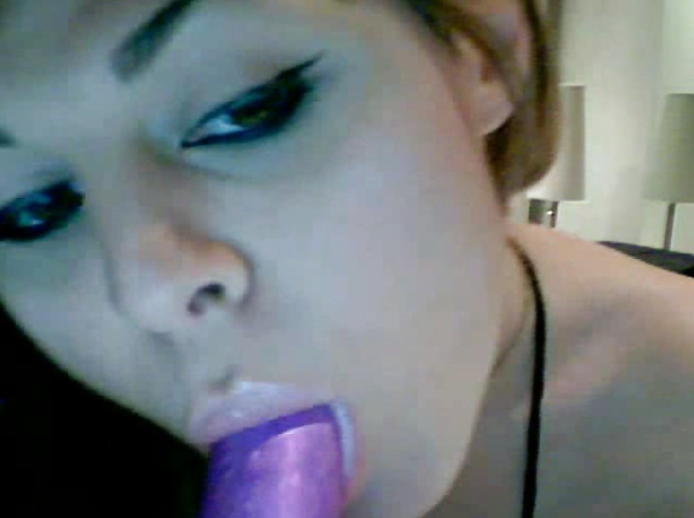 Prettiest TGirl with Purple Dildo #1939344