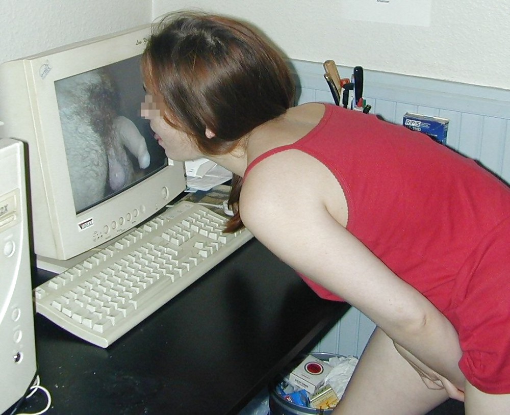 Watching porn on computer #9296983