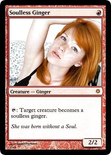 Pelirrojas y pelirrojas mtg set (superpervert)
 #9732915
