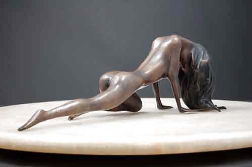 小さなポルノ彫刻3 - Weinfanのためのブロンズ彫像 
 #8921968