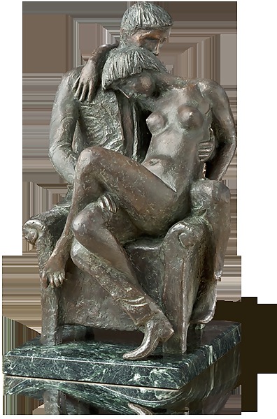 Kleine Porno Skulpturen 3 - Bronzestatuetten Für Weinfan #8922090