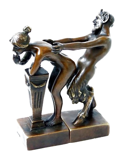 小さなポルノ彫刻3 - Weinfanのためのブロンズ彫像 
 #8922116