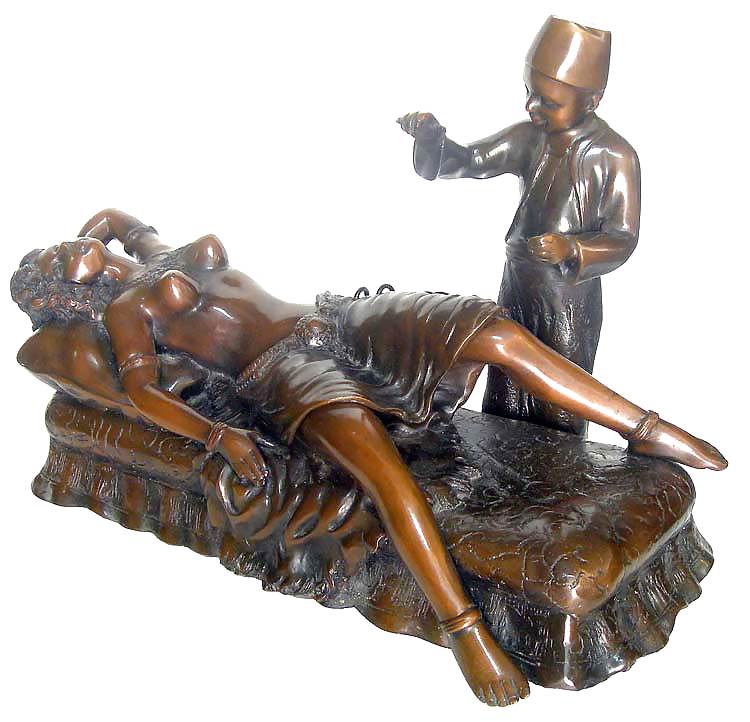 Kleine Porno Skulpturen 3 - Bronzestatuetten Für Weinfan #8922138