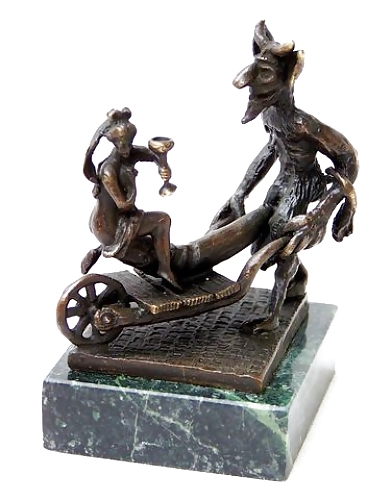 Kleine Porno Skulpturen 3 - Bronzestatuetten Für Weinfan #8922143