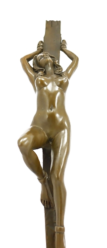 小さなポルノ彫刻3 - Weinfanのためのブロンズ彫像 
 #8922181