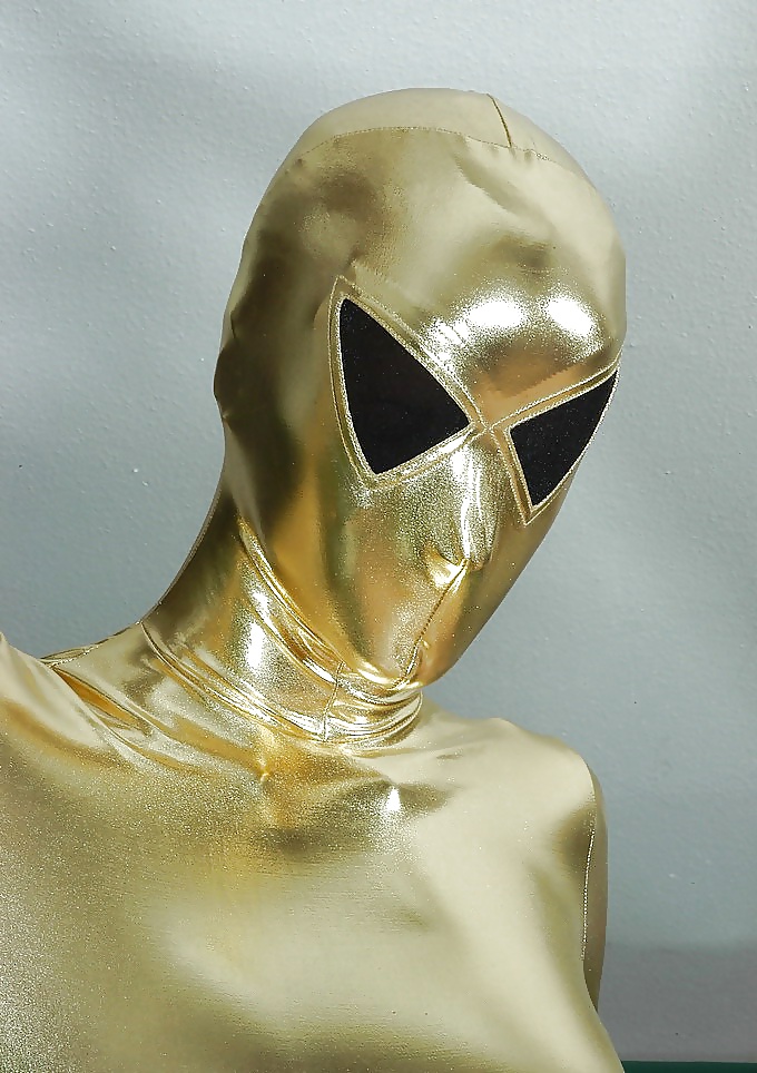 Alien Zentai In Gold Von Cyberfucker) #14707104