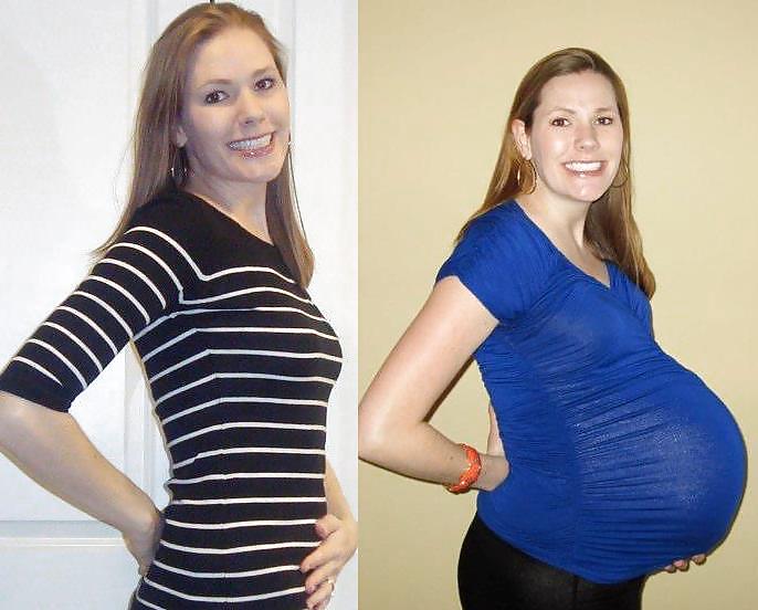 Before and After Pregnant Bellies #20204944